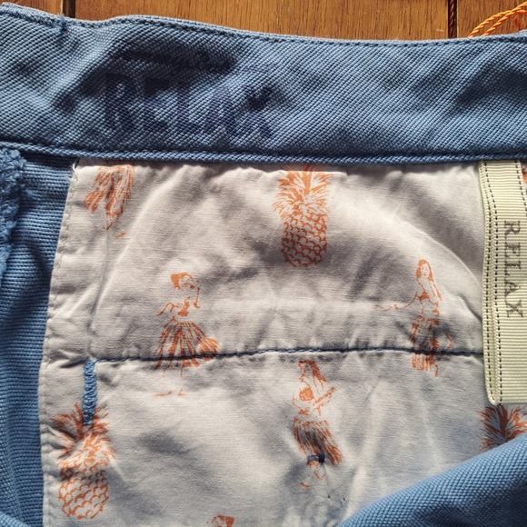 Tommy Bahama Relax Mens Blue Cargo Shorts Size 36 Tencel Cotton Blend NWT - Picture 7 of 14